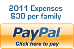 2011 Expenses $30 per family - Click here to pay with PayPal